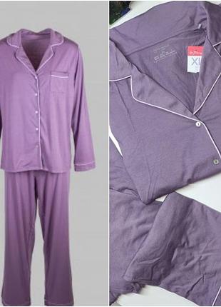 Primark стильные пижамы серая, фиолет, черная в стиле вс