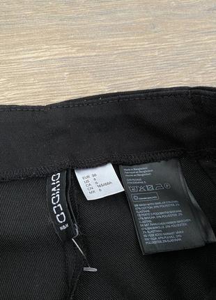 Черные джинсы джеггинсы h&m