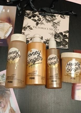 Новинка!питающее масло олия honey ginger oil мед имбирь victoria's secret виктория сикрет вікторія сікрет оригинал4 фото