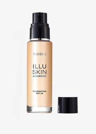Увлажняющая тональная основа the one illuskin aquaboost spf 20