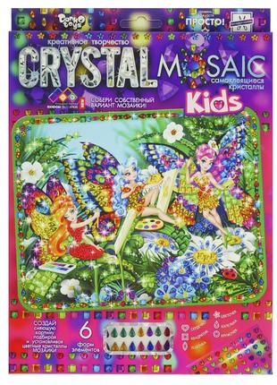 Набір вишивки алмазної мозаїки crystal mosaic kids мозаїка 5d 28х22 см мозаїка з кристалів1 фото