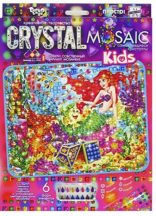 Набор алмазной мозаики вышивки crystal mosaic kids мозаика 5d 28х22 см мозаика из кристаллов