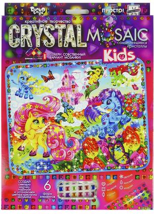 Набор алмазной мозаики вышивки crystal mosaic kids мозаика 5d 28х22 см мозаика из кристаллов1 фото