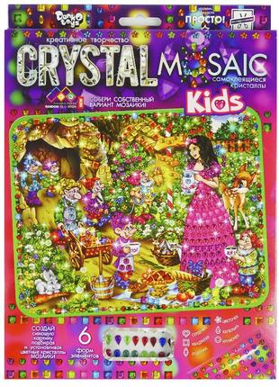 Набір вишивки алмазної мозаїки crystal mosaic kids мозаїка 5d 28х22 см мозаїка з кристалів1 фото