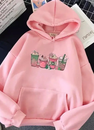 Теплое худи  кенгуру  на флисе  *мороженное* 2 цвета sin2002-352-pве