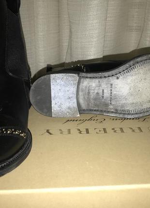 Кожаные ботинки челси burberry р. 4010 фото