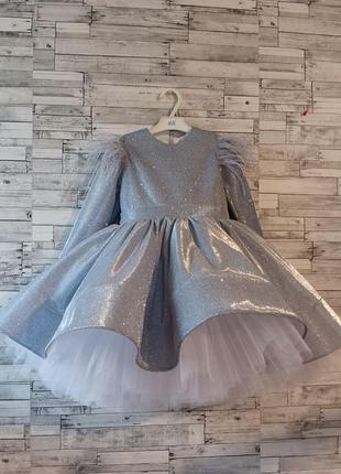 Сверкающее платице доя девочки на любой праздник 2