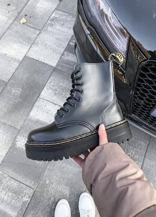 Жіночі зимові ботінки dr.martens доктор мартинс хутро