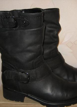 Жіночі демісезонні чоботи clarks 37р. 24 см.