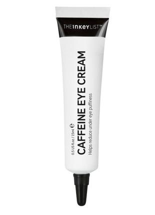 Сыворотка-крем для глаз с кофеином и пептидом матриксил the inkey list caffeine serum