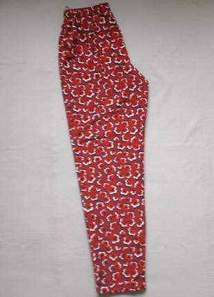 Суперовые брюки в цветочный принт с поткотами снизу george3 фото