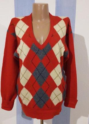 Вовняний пуловер шотландія jaeger1 фото