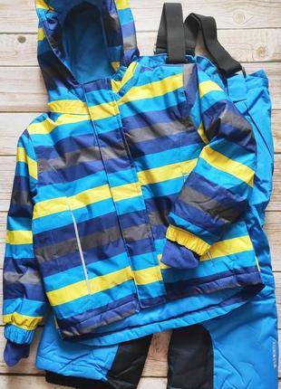 Термокомплект куртка штаны раздельный комбинезон комбінезон для мальчика 86/92 lupilu.1 фото