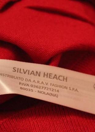 Итальянский яркий красный свитер  с минни и микки маусами  silvian heach5 фото