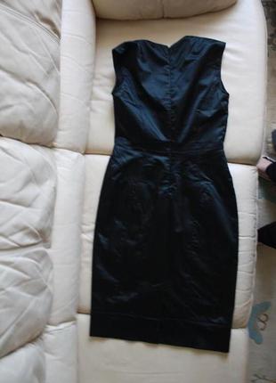 Брендовое нарядное черное платье футляр2 фото