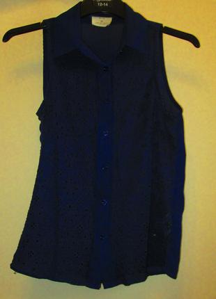 Распродажа очень красивая стильная блуза pins and needles вышивка размер xs