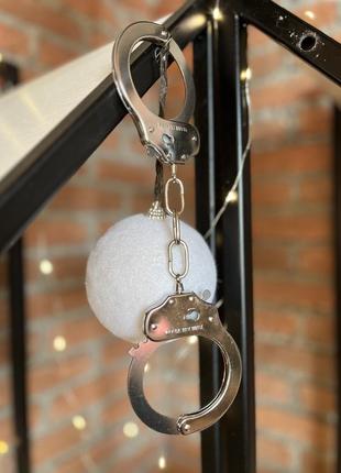 Сувенир, наручники бутафорские , с ключами , металлические , прочные