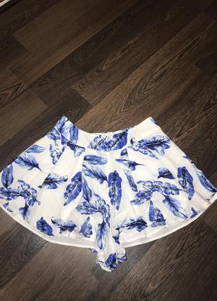 Шорты с высокой посадкой forever 21, s