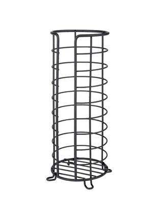 Тримач для запасних рулонів туалетного паперу чорний livarno home