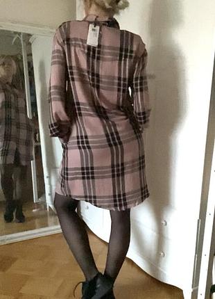 Сукня - сорочка туніка - сорочка клітинка італія