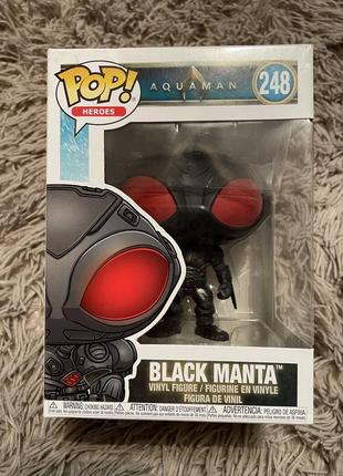 Funko pop персонаж funko aquaman – aquaman black manta vinyl figures нова фігурка новая фигурка