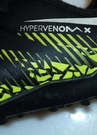 Nike hypervenom кроссовки, бутсы, р 28,5 = uk 11, стелька 18,2 см сделаны в индонезии5 фото