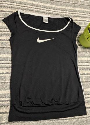 Nike fit dri оригинальная женская удлиненная футболка2 фото