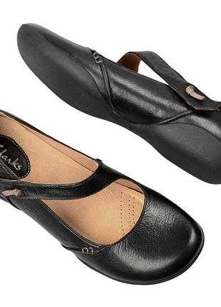 Clarks artisan мягкие кожаные туфли балетки мокасины кларкс, р 38 , стелька 23,5 см
