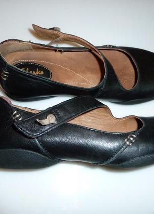 Clarks artisan мягкие кожаные туфли балетки мокасины кларкс, р 38 , стелька 23,5 см4 фото