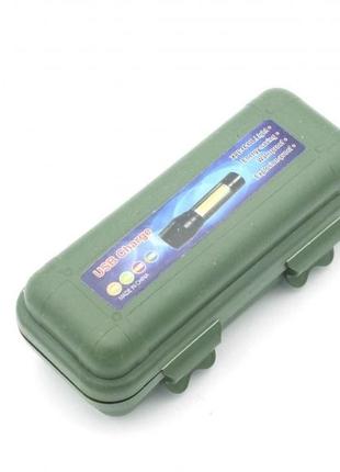 Ліхтарик ударостійкий ручний акумуляторний з zoom 3 режими police bl-511 + зарядка4 фото