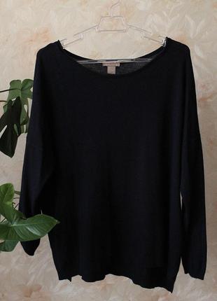 Базовый джемпер темно-синего цвета h&m