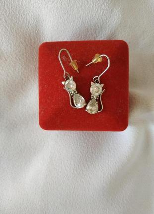 Серьги💎🐱 кошки🐱💎