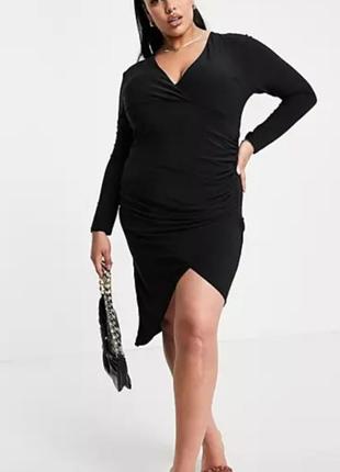 Plus size платье коктейльное