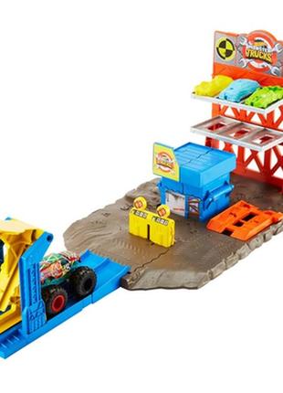 Трек хот вілс пригоди на станції hot wheels monster trucks2 фото