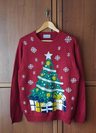 Чоловічий святковий новорічний светр tu1 фото