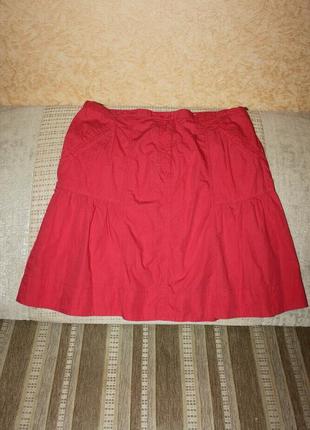 Красивая натуральная женская юбка, 14, 40 евроразмер, наш 48-50 от h&m