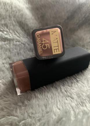 Помада max factor color elixir matte 45 caramel