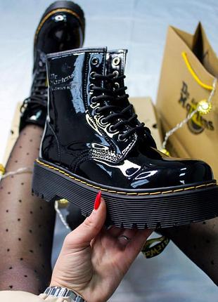 Жіночі зимові ботінки dr.martens доктор мартінс