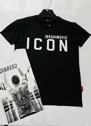 Жіноча футболка дискваред2. футболка жіноча брендова чорна, біла