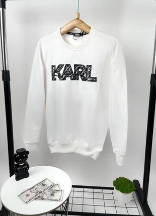 Женский свитшот карл лагерфельд. женская кофта брендовая