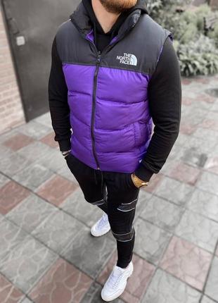 Жилетка тнф. осіння жилетка зе норт фейс. чоловіча безрукавка тепла