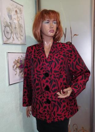 Жаккардовый жакет пиджак женской doriss streich1 фото