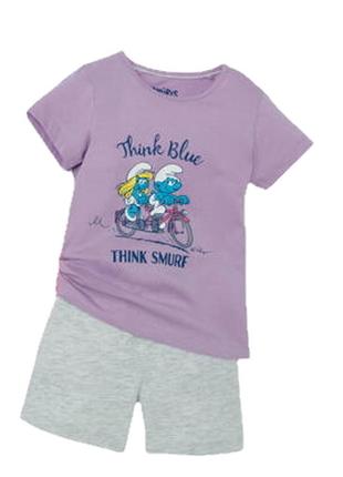 Пижама (футболка+шорты) для девочки disney 342466 разноцветный2 фото