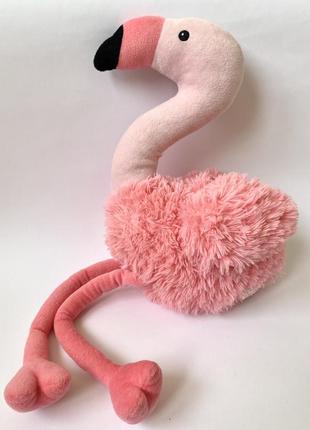 Мягкая игрушка розовый фламинго4 фото
