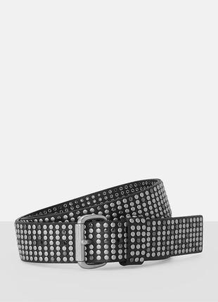 Кожаный пояс с заклепками, нижняя liebeskind