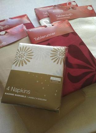 Салфетки молочные с цветами золото primark