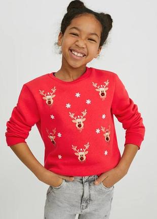 Рождественский свитшот c&a 3
