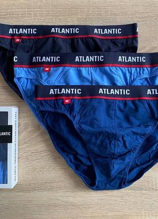 Трусы мужские слипы atlantic в наборах