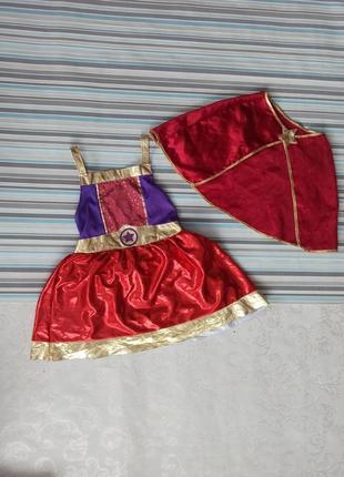 Платье карнавальное маскарадное карнавальный маскарадный новогодний костюм супергерой девочка