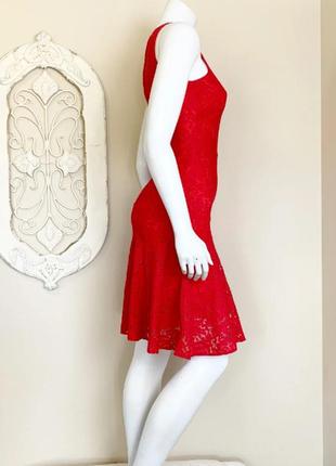 Сукня жіноча з мережива червона жіноча 32/2 xxs  h&m2 фото